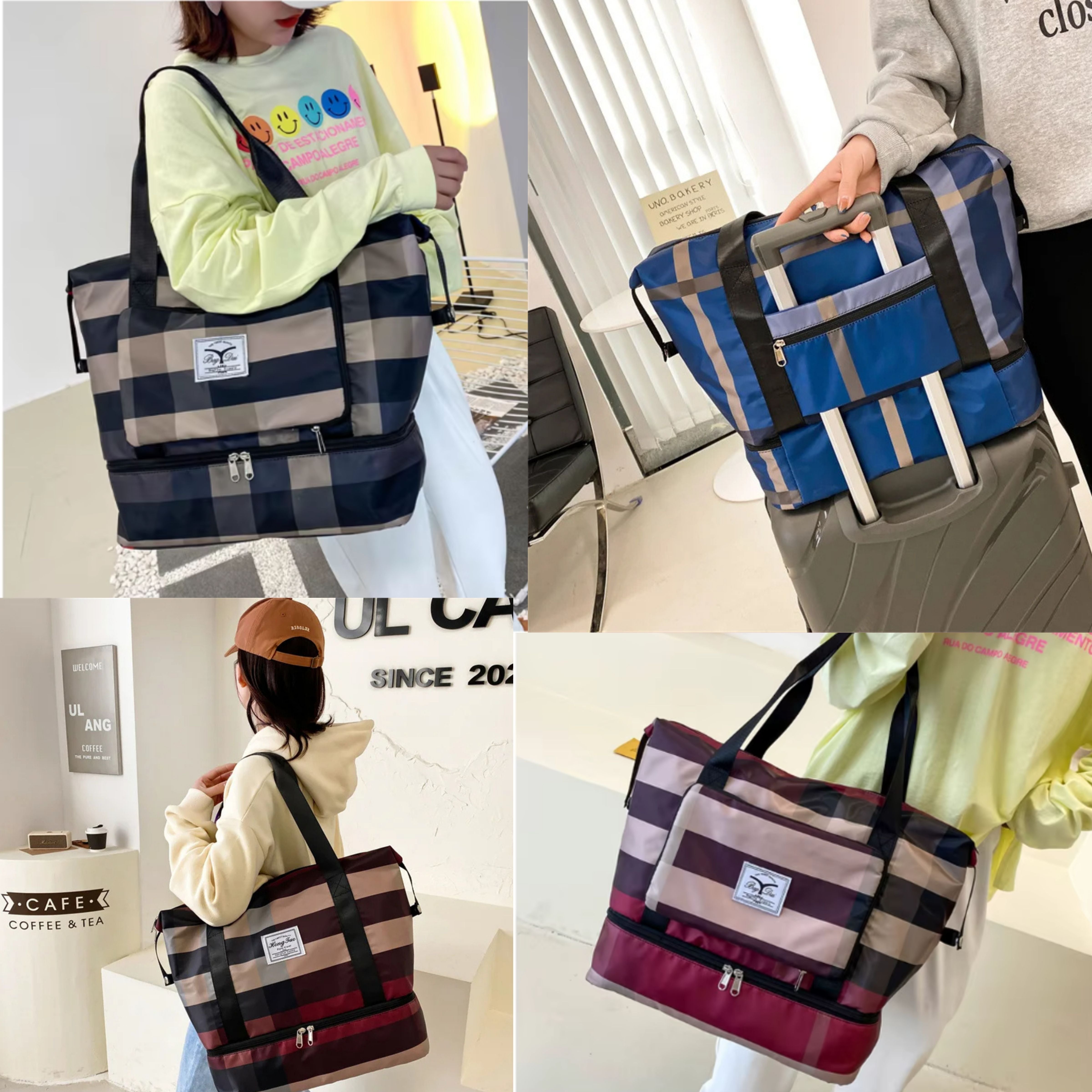 🎒 Sac de Voyage Pliable & Extensible Femme