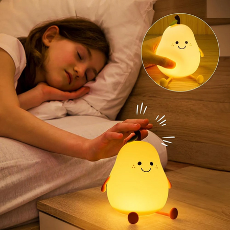 🍐 Veilleuse Bébé Poire Multicolore